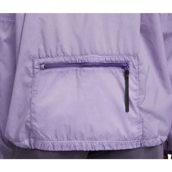 Nike DM6506 579 Women's Sz XL Purple Repel Tech Pack Packable Hooded Jacket $175 - Picture 4 of 12